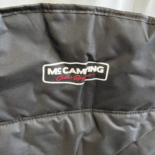 McCamping Campingstuhl schwarz mit Getränkehalter