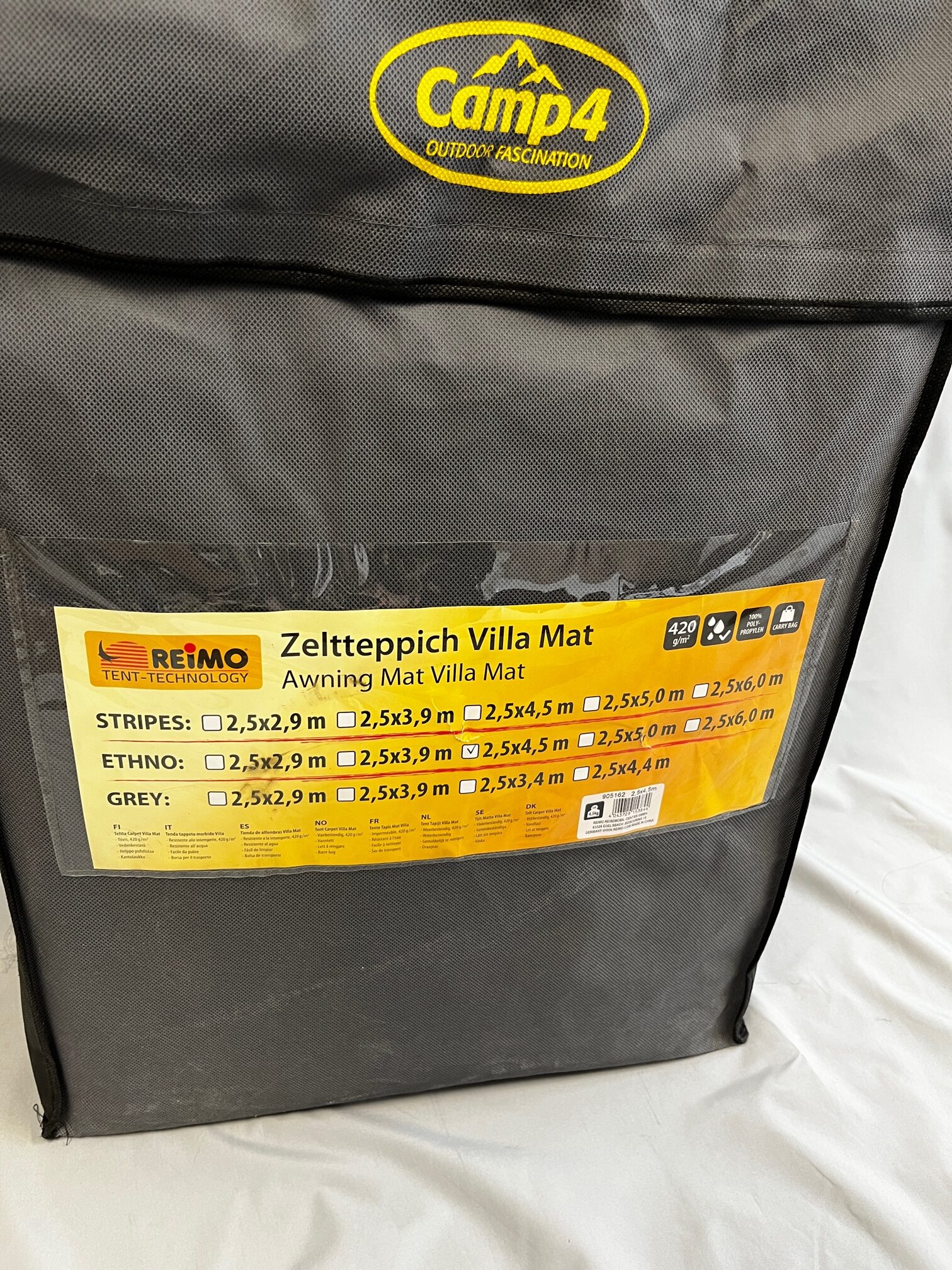 Camp4 Zeltteppich Villa Mat Ethno 2,5x4,5m