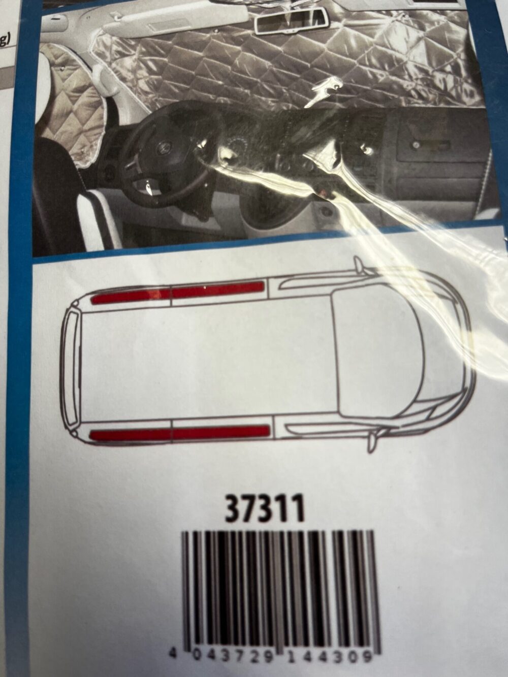 Carbest Isoflex Thermomatten für Fenster hinten für VW T5 ab 2003 37311
