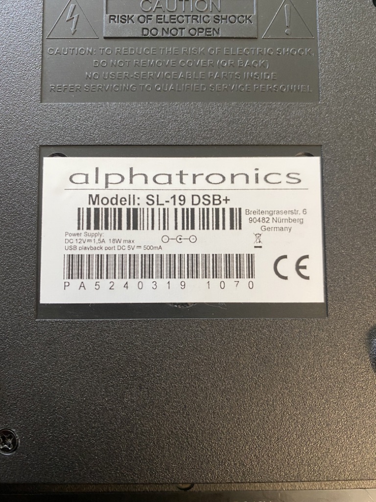 alphatronics SL-Line 16:9 TV 43,8x27,5x5,0 cm – Bild 2