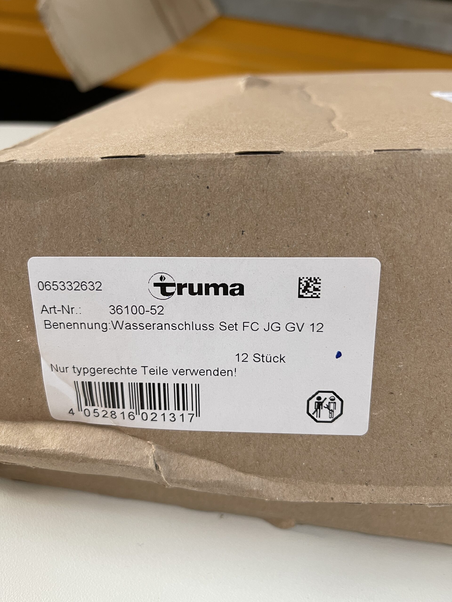 Truma Wasseranschluss Frost Control Wasserset John G