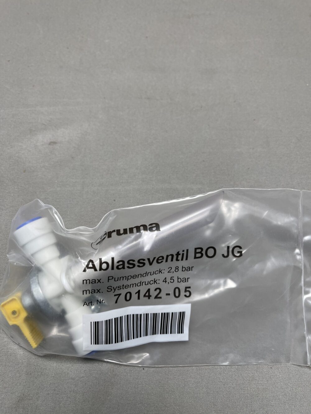 Truma Ablassventil BO JG 3010597
