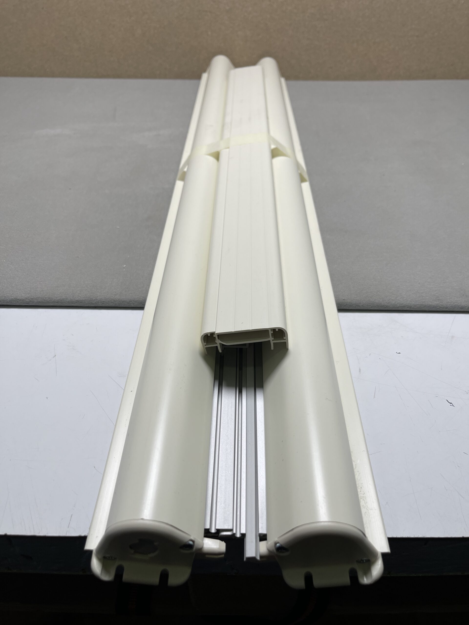 Dometic Mini-Doppelkassettenrollo 750x540mm RAL 1013 weiß