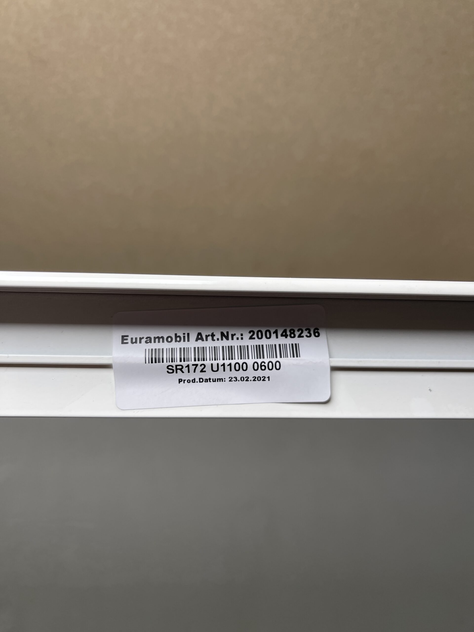 Mekuwa Alu-Klappenrahmen für Serviceklappe 1100x600mm weiß