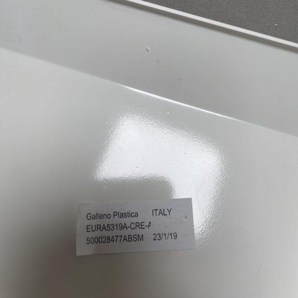 Plastikschale weiß (Galleno Plastica) 14,5 x 35,5 cm