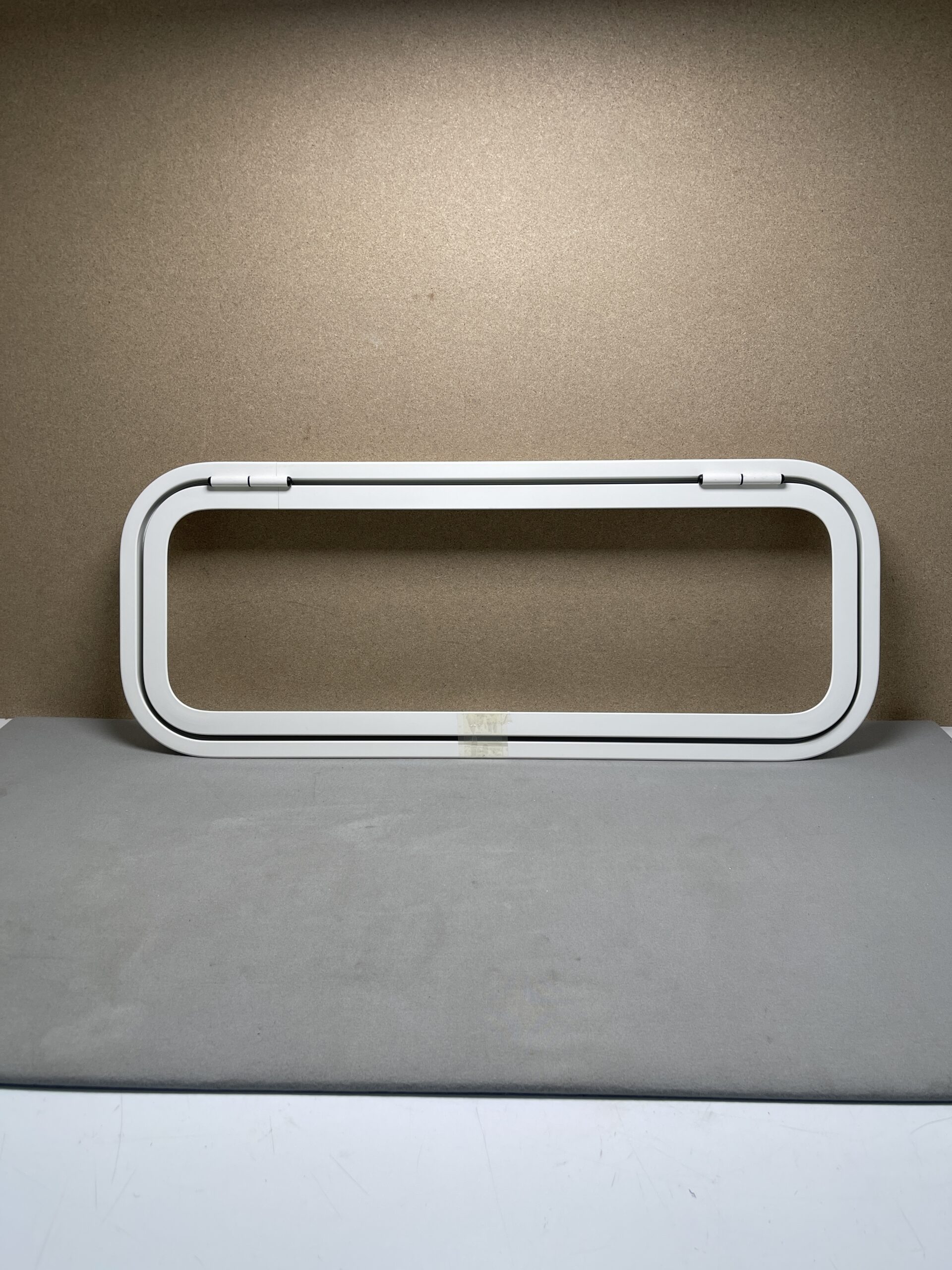 Mekuwa Klappenrahmen für Serviceklappe Alu pulverbeschichtet 800x300