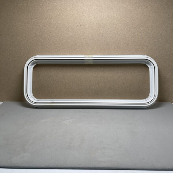 Mekuwa Klappenrahmen für Serviceklappe Alu pulverbeschichtet 800x300