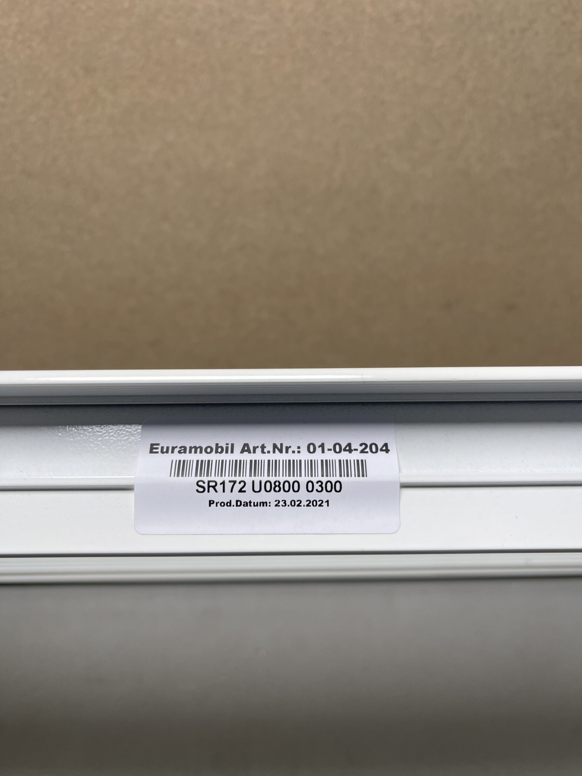 Mekuwa Klappenrahmen für Serviceklappe Alu pulverbeschichtet 800x300