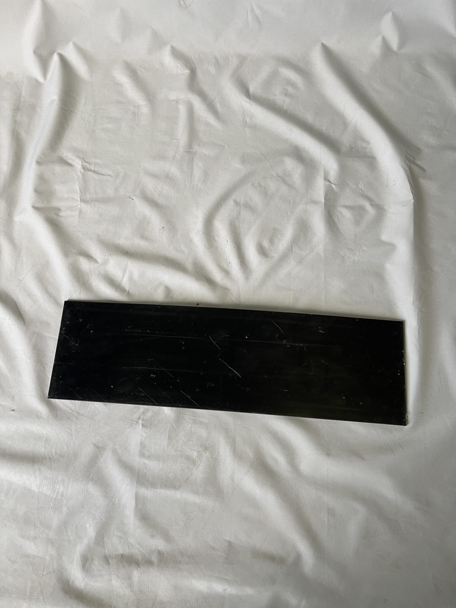 Götzmann Blende gebogen schwarz 52 x 15 cm