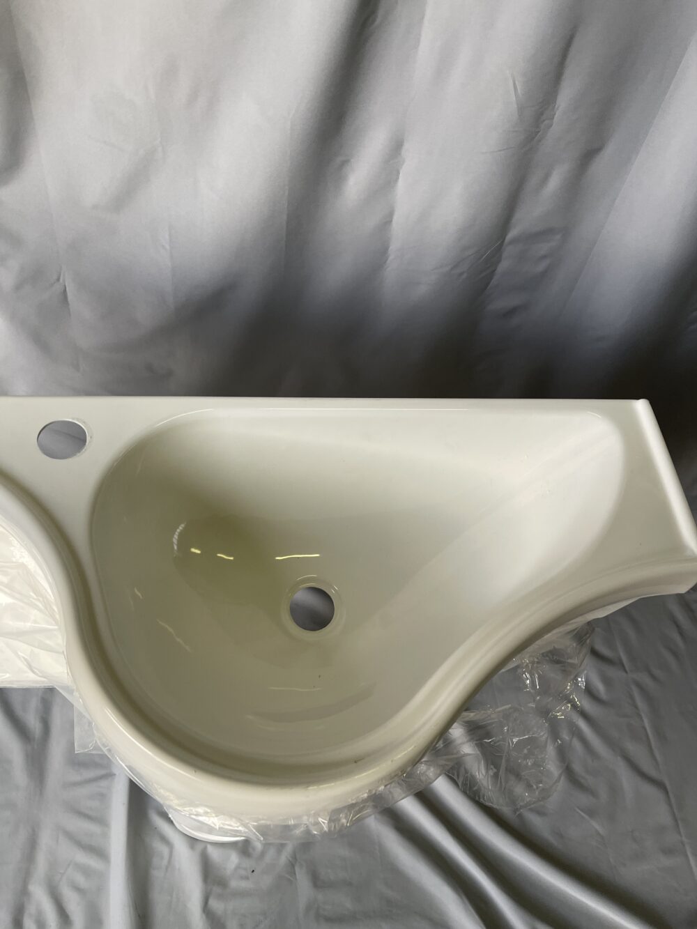 Galleno Plastica Waschtisch Waschbecken rechts 910x300x810 mm weiß Wohnmobil