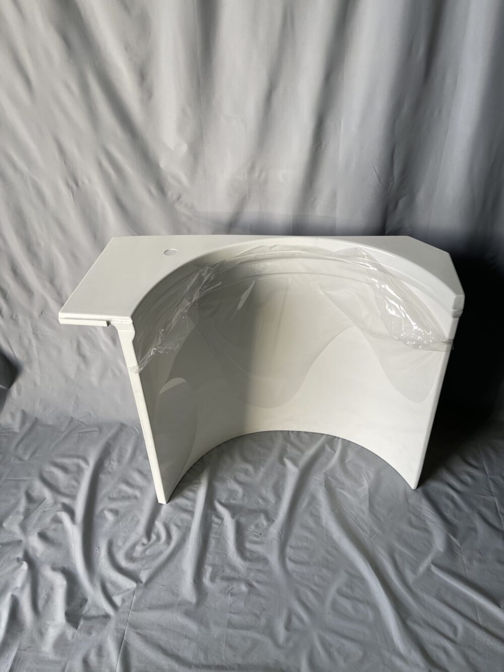 Galleno Plastica Eckbereich Waschraum weiß