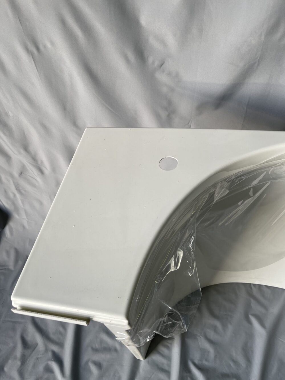 Galleno Plastica Eckbereich Waschraum weiß