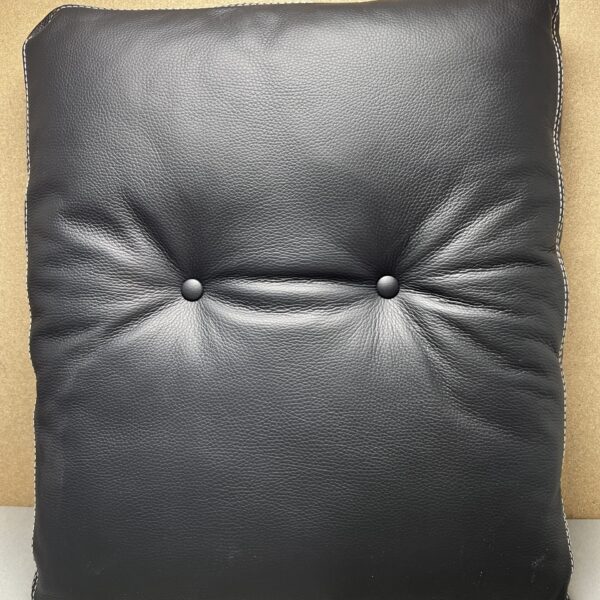 Niesmann & Bischoff Klassik Echtlederkissen schwarz 50x58x7cm