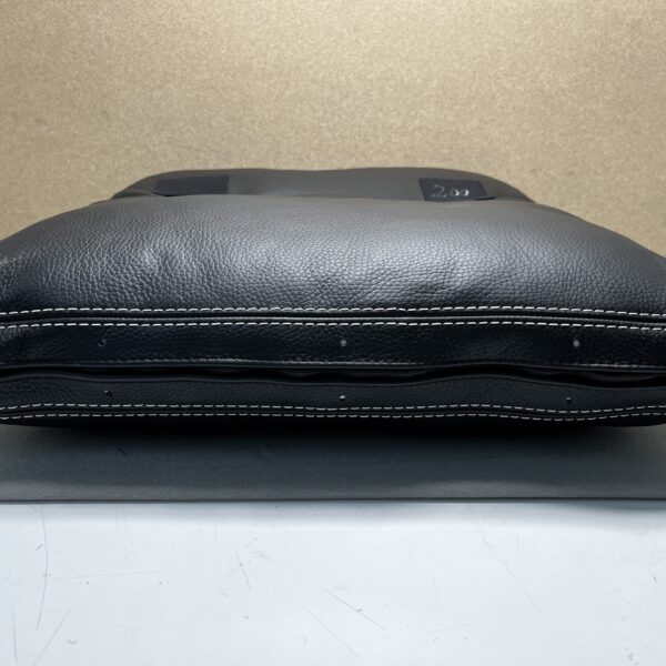 Niesmann & Bischoff Klassik Echtlederkissen schwarz 50x58x7cm