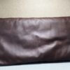 Niesmann & Bischoff Echtlederkissen mit Klett braun 84x48cm