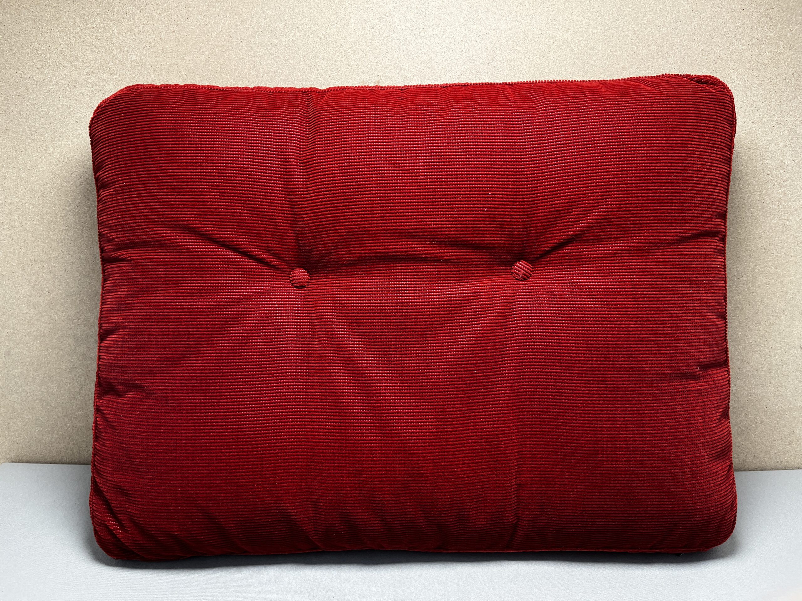 Niesmann & Bischoff Kissen rot Strukturstoff 66x48 cm