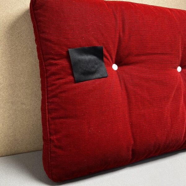 Niesmann & Bischoff Kissen rot Strukturstoff 66x48 cm