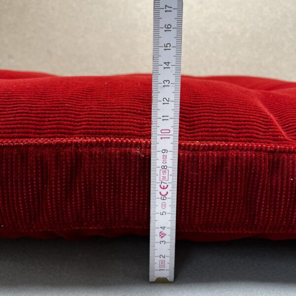 Niesmann & Bischoff Kissen rot Strukturstoff 66x48 cm