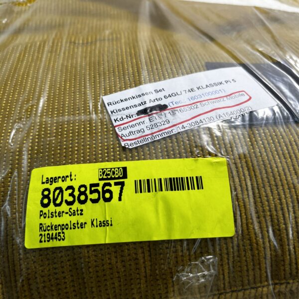 Niesmann & Bischoff Kissenset Arto 64Gl/74E Klassik Senfgelb