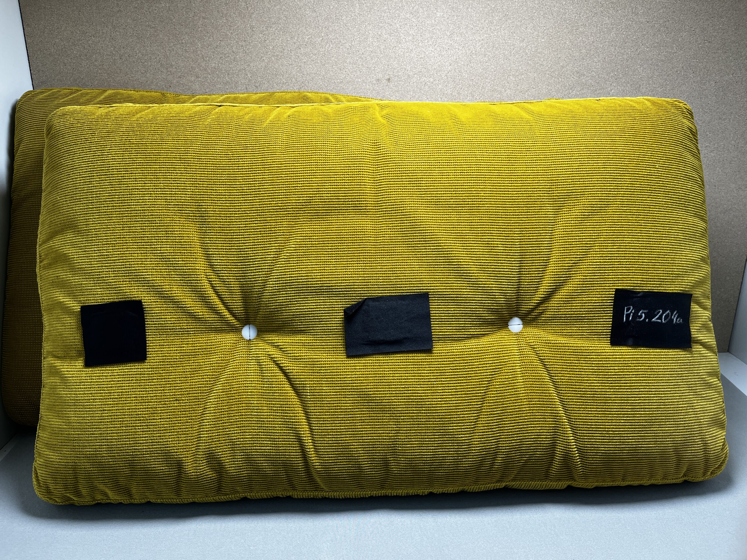 Niesmann & Bischoff Kissenset Arto 64Gl/74E Klassik Senfgelb