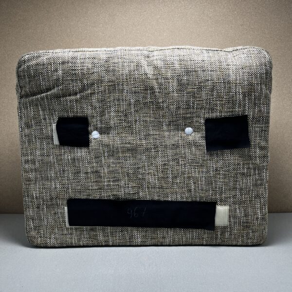 Niesmann & Bischoff Kissen braun beige Strukturstoff 60x50x18/11cm