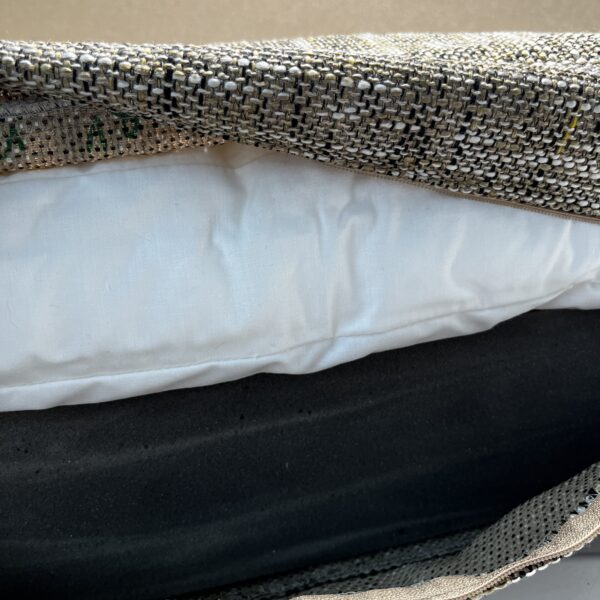 Niesmann & Bischoff Kissen braun beige Strukturstoff 60x50x18/11cm