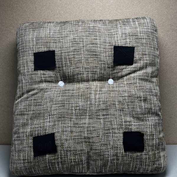 Niesmann & Bischoff Kissen braun beige Strukturstoff 47x50x8cm