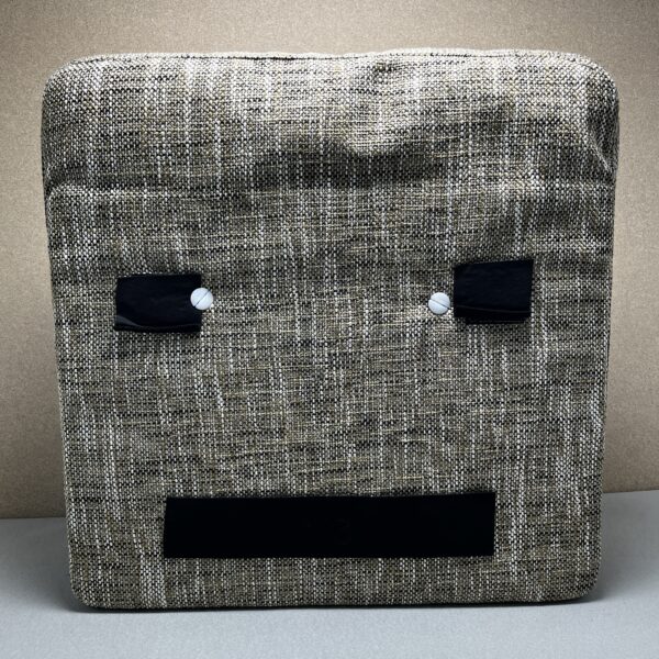 Niesmann & Bischoff Kissen braun beige Strukturstoff 50x50x18/8cm