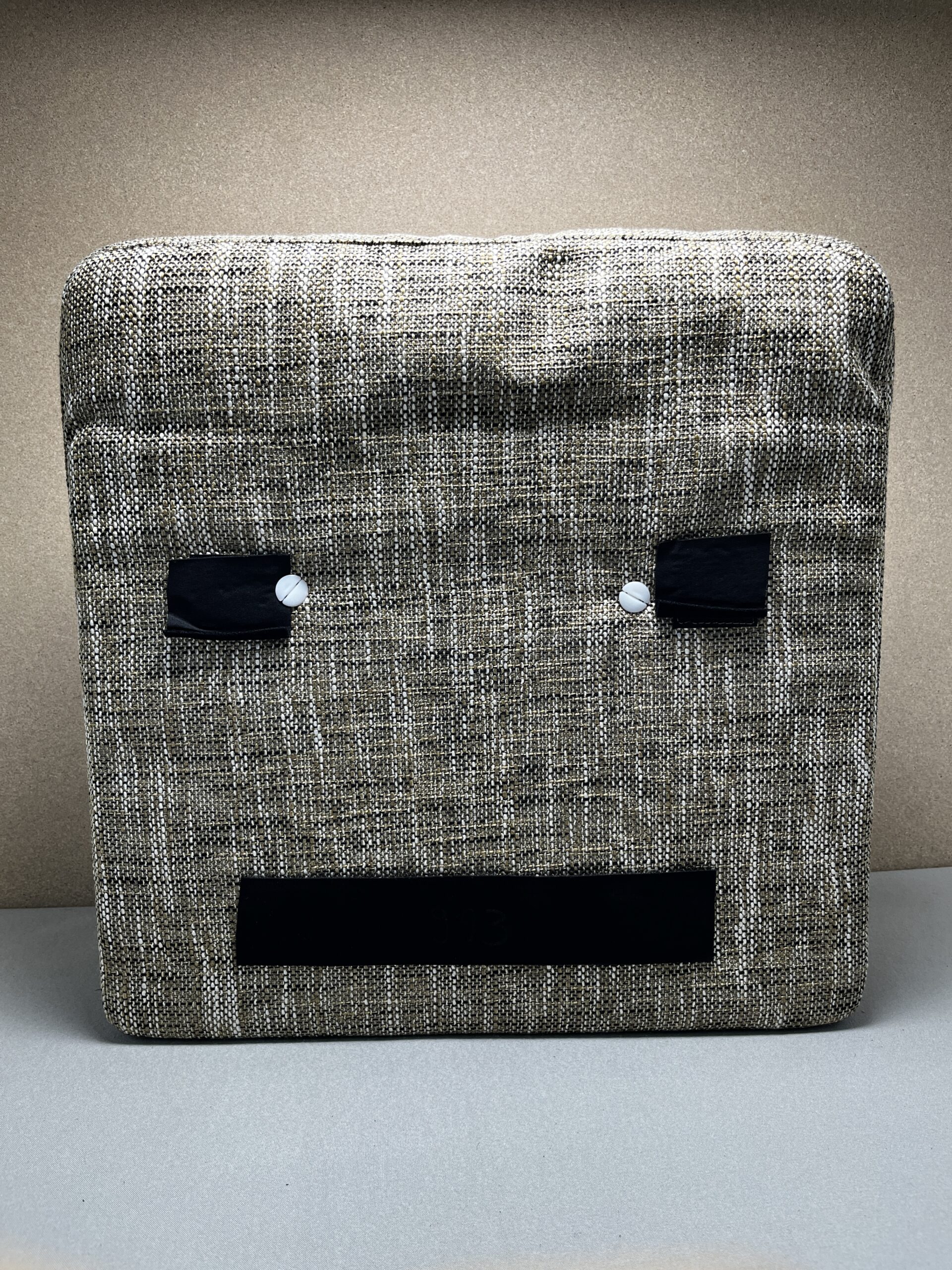 Niesmann & Bischoff Kissen braun beige Strukturstoff 50x50x18/8cm