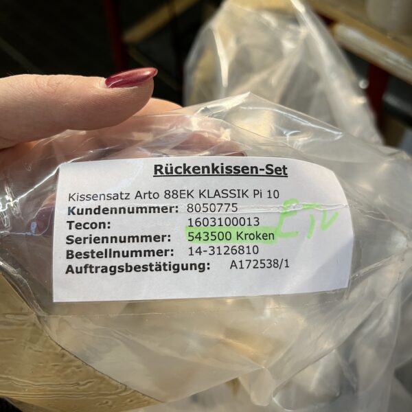 Niesmann & Bischoff Kissenset Arto 88EK Klassik braun beige Strukturstoff
