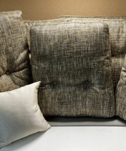 Niesmann & Bischoff Kissenset Arto 88EK Klassik braun beige Strukturstoff