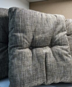 Niesmann & Bischoff Kissenset Arto 88EK Klassik braun beige Strukturstoff