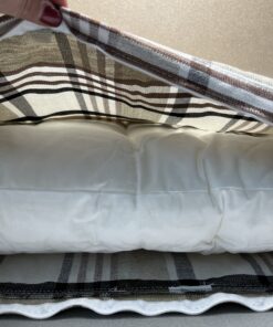 Niesmann & Bischoff Kissenset Arto 88EK Klassik braun beige Strukturstoff