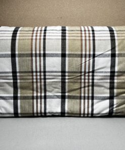 Niesmann & Bischoff Kissen kariert Tartan beige braun schwarz 83x48x8cm