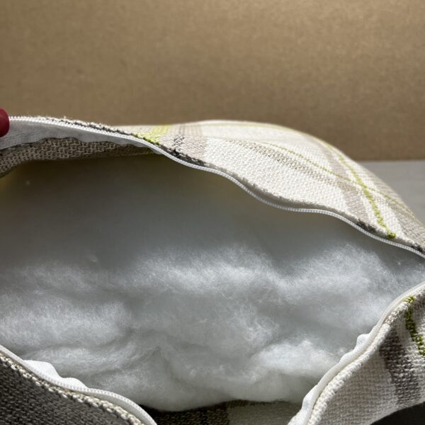 Niesmann & Bischoff Kissen Zierkissen kariert Tartan Hellgrau Weiß Apfelgrün 38x38cm