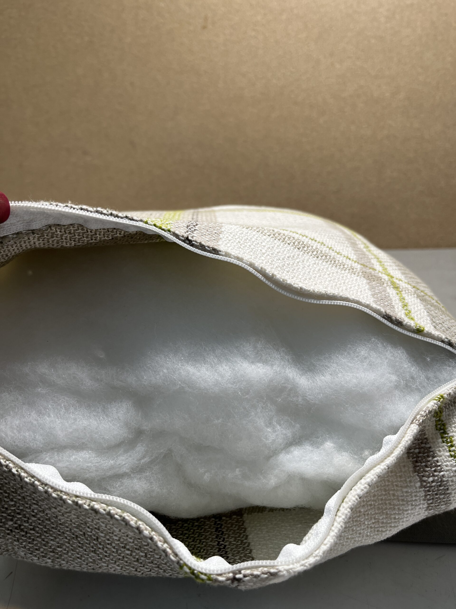 Niesmann & Bischoff Kissen Zierkissen kariert Tartan Hellgrau Weiß Apfelgrün 38x38cm