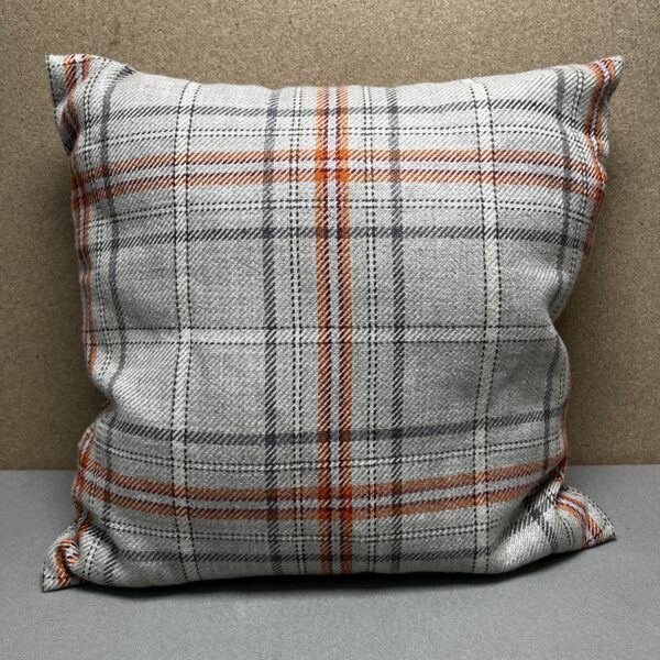 Niesmann & Bischoff Kissen Zierkissen kariert Tartan Hellgrau Weiß Apfelgrün 38x38cm