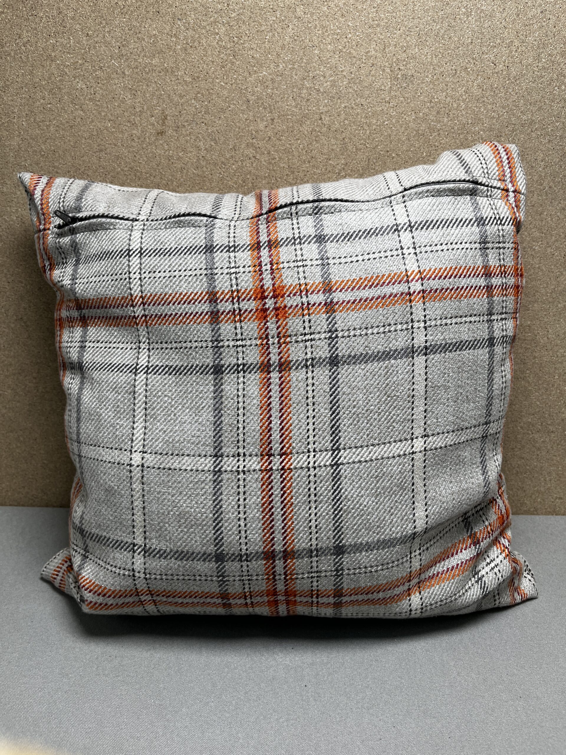 Niesmann & Bischoff Kissen Zierkissen kariert Tartan Hellgrau Weiß Apfelgrün 38x38cm
