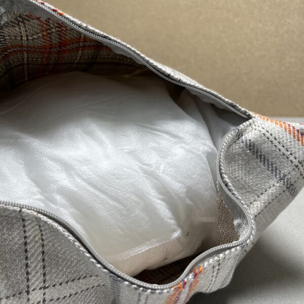 Niesmann & Bischoff Kissen Zierkissen kariert Tartan Hellgrau Weiß Apfelgrün 38x38cm