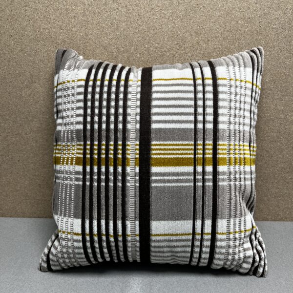 Niesmann & Bischoff Kissen Zierkissen kariert Tartan Hellgrau Weiß Apfelgrün 38x38cm