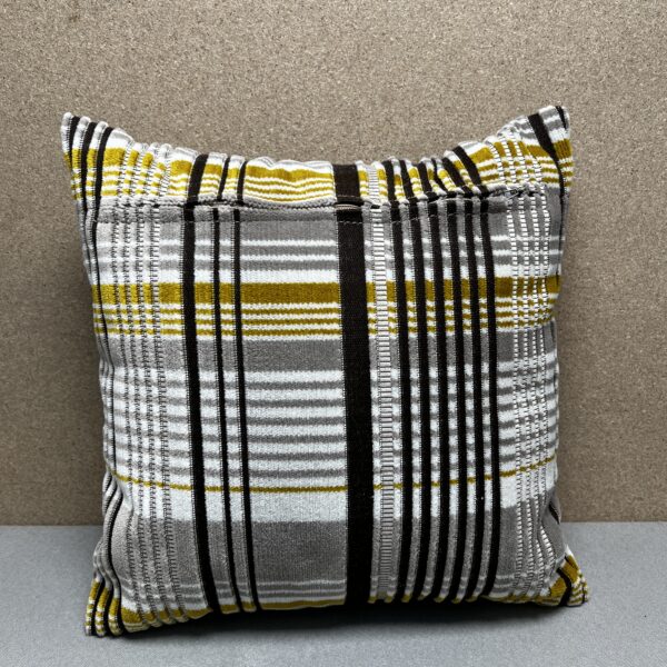 Niesmann & Bischoff Kissen Zierkissen kariert Tartan Hellgrau Weiß Apfelgrün 38x38cm