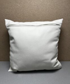 Niesmann & Bischoff Echtleder Zierkissen Creme 38x38cm