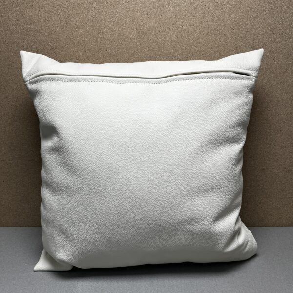 Niesmann & Bischoff Echtleder Zierkissen Creme 38x38cm