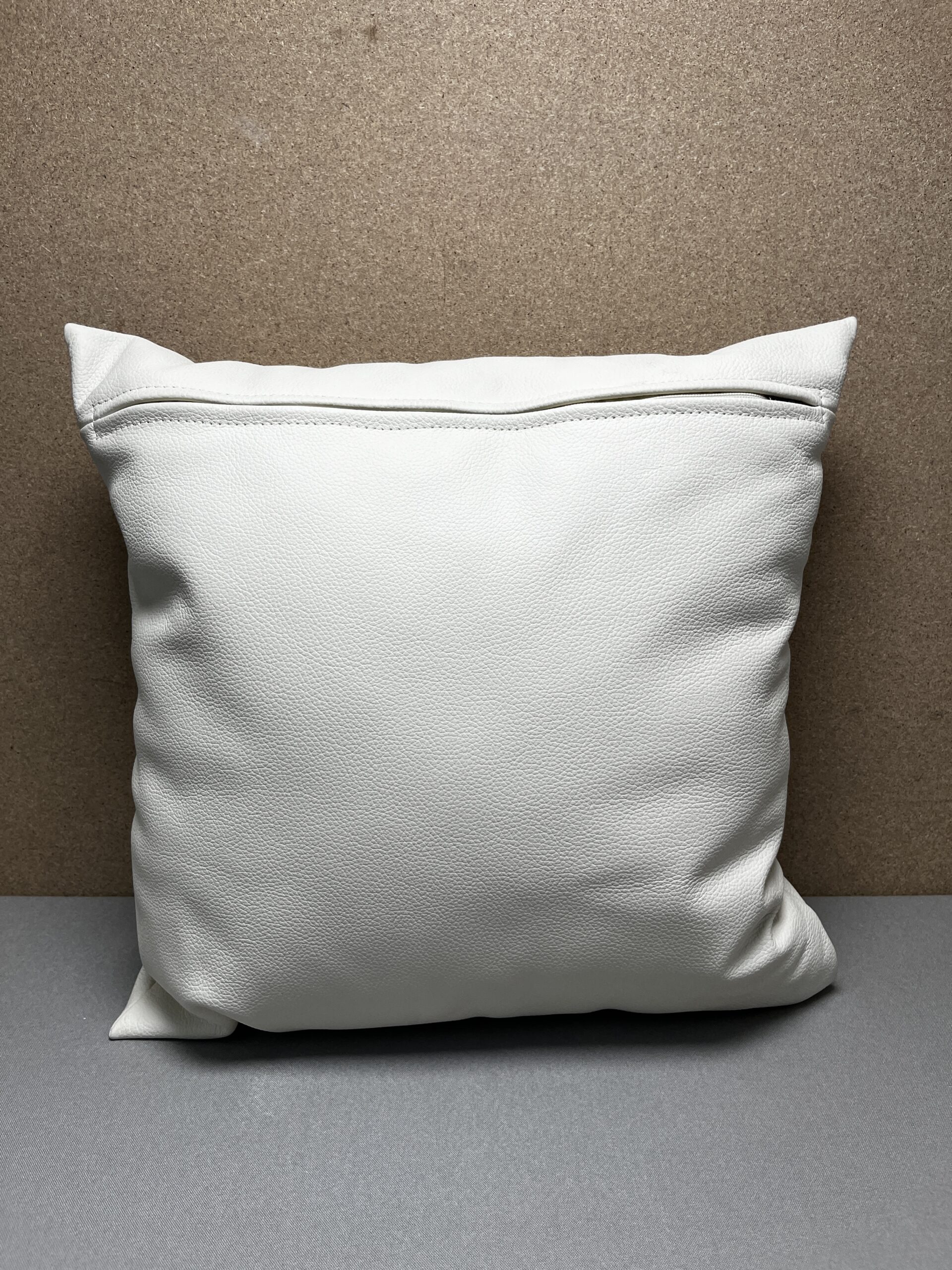 Niesmann & Bischoff Echtleder Zierkissen Creme 38x38cm