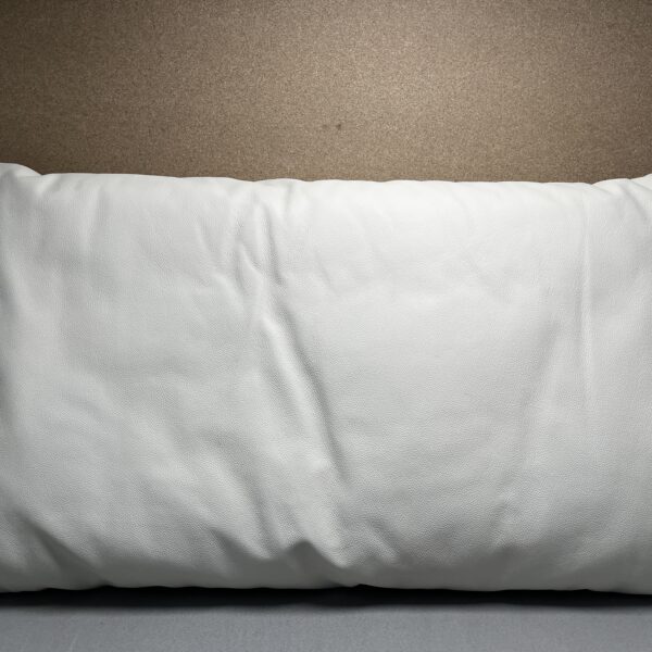 Niesmann & Bischoff Echtlederkissen Creme 87x51cm