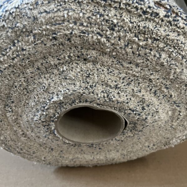 Capiro Klub Polsterstoff Möbelstoff blau creme Breite 140cm 10 Meter