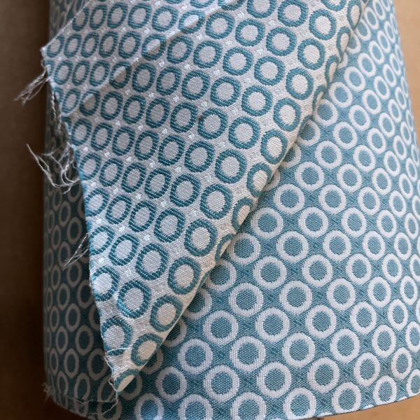 Tecon Rimini Col.4 Amazona Polsterstoff Möbelstoff  türkis weiß Breite 140cm 10 Meter