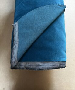 Rohleder Hitex Meterware Polsterstoff Möbelstoff petrol Samt Breite 140cm 10 Meter