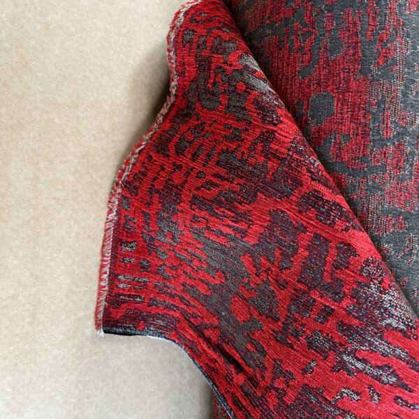 Meterware Polsterstoff Dekostoff gestreift taupe creme Breite 140cm 10 Meter