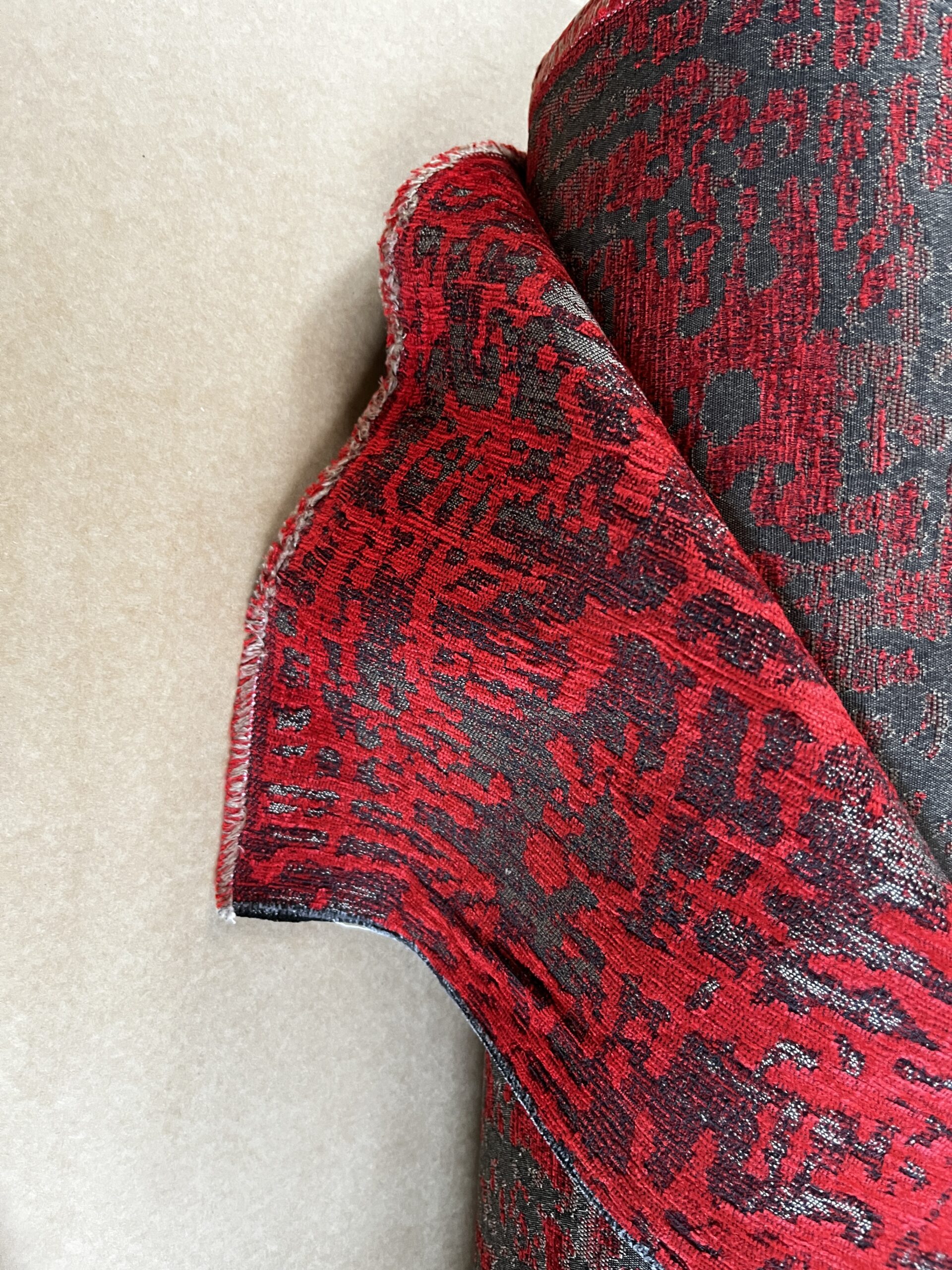 Meterware Polsterstoff Dekostoff gestreift taupe creme Breite 140cm 10 Meter